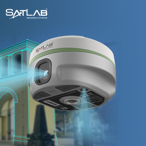 SATLAB EYR GNSS 수신기 이미지 측량과 라이브 뷰 측설